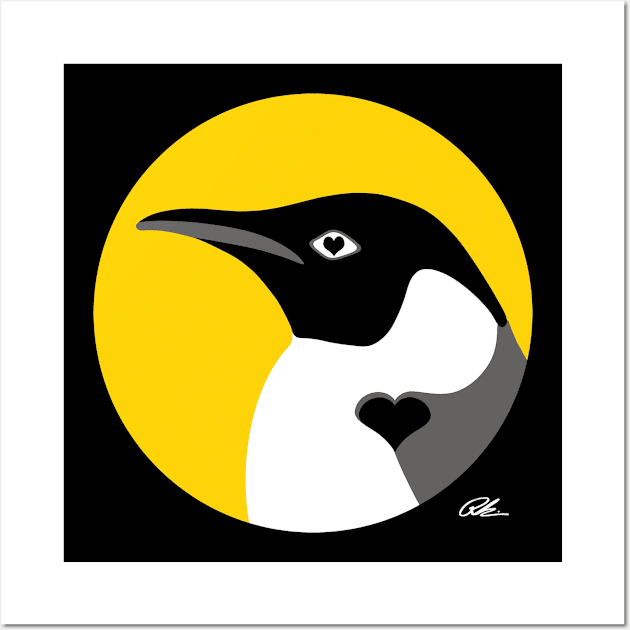 Penguin Pal Wall Art by MinimalFun